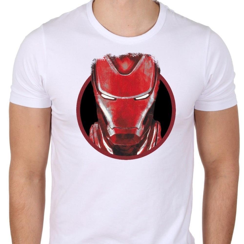 Iron Man Portrait Superhero Graphic Unisex T-Shirt
